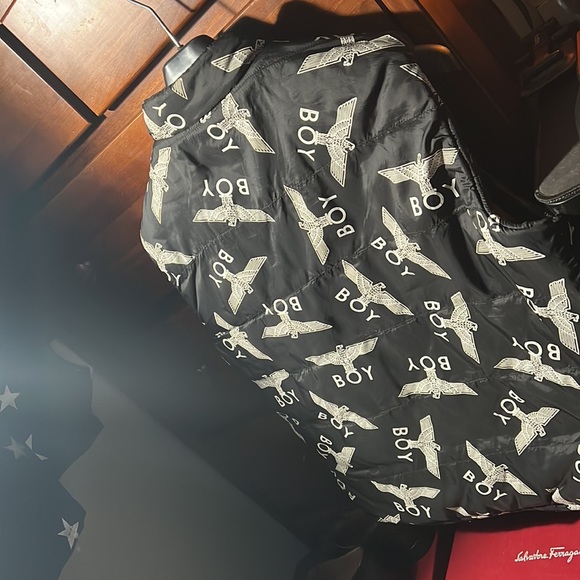 Boy London Pattern Reversible Vest - Picture 2 of 2